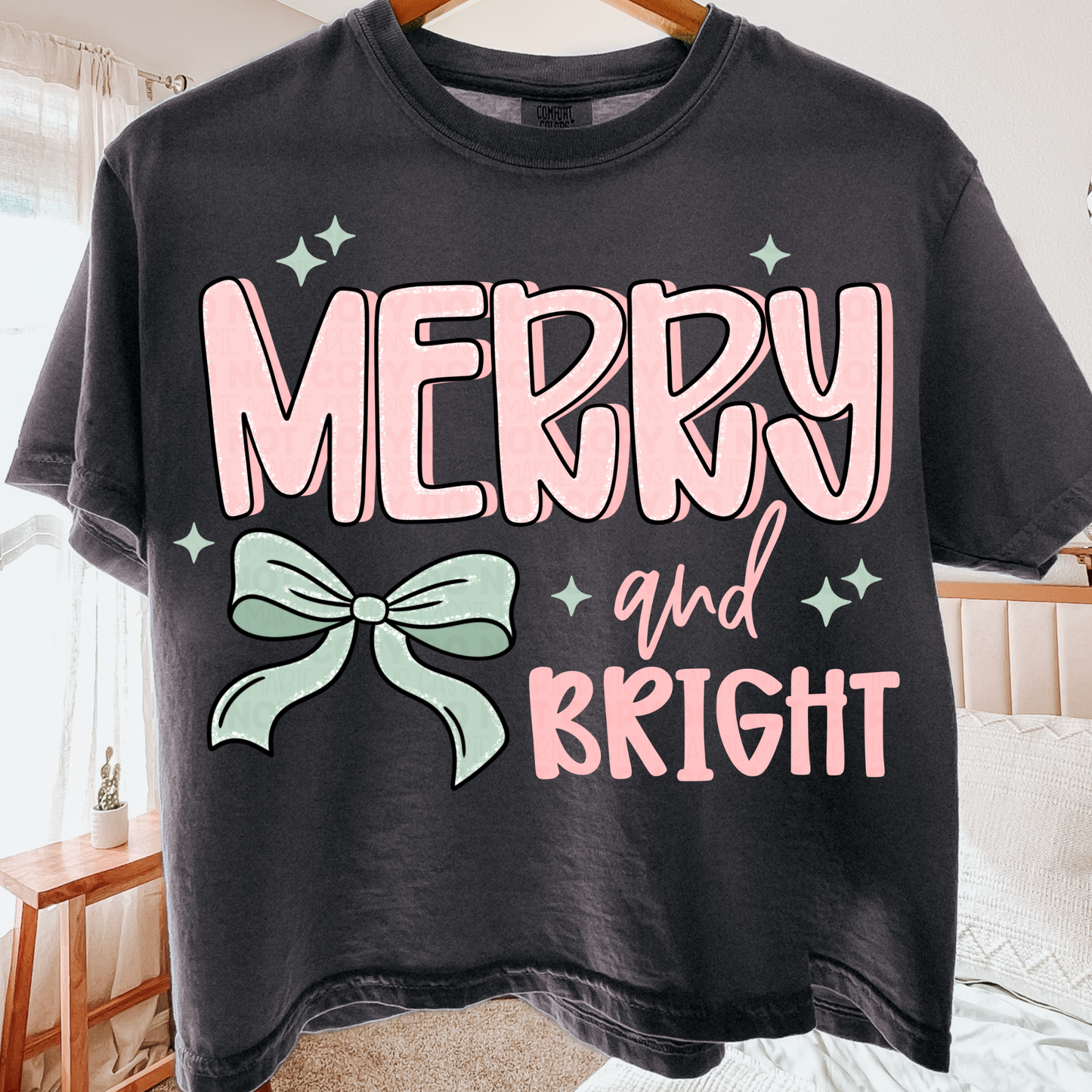 Merry and Bright PNG