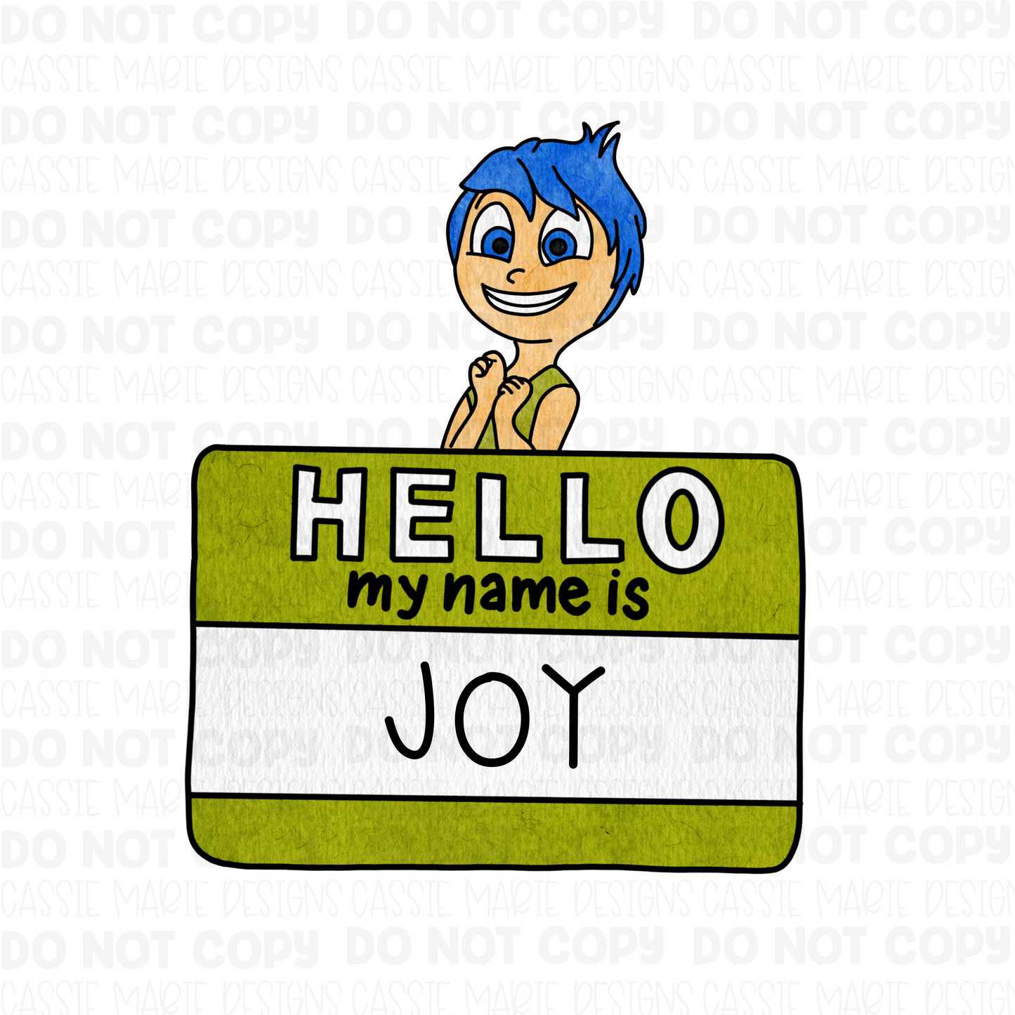 Hello my name is Joy png