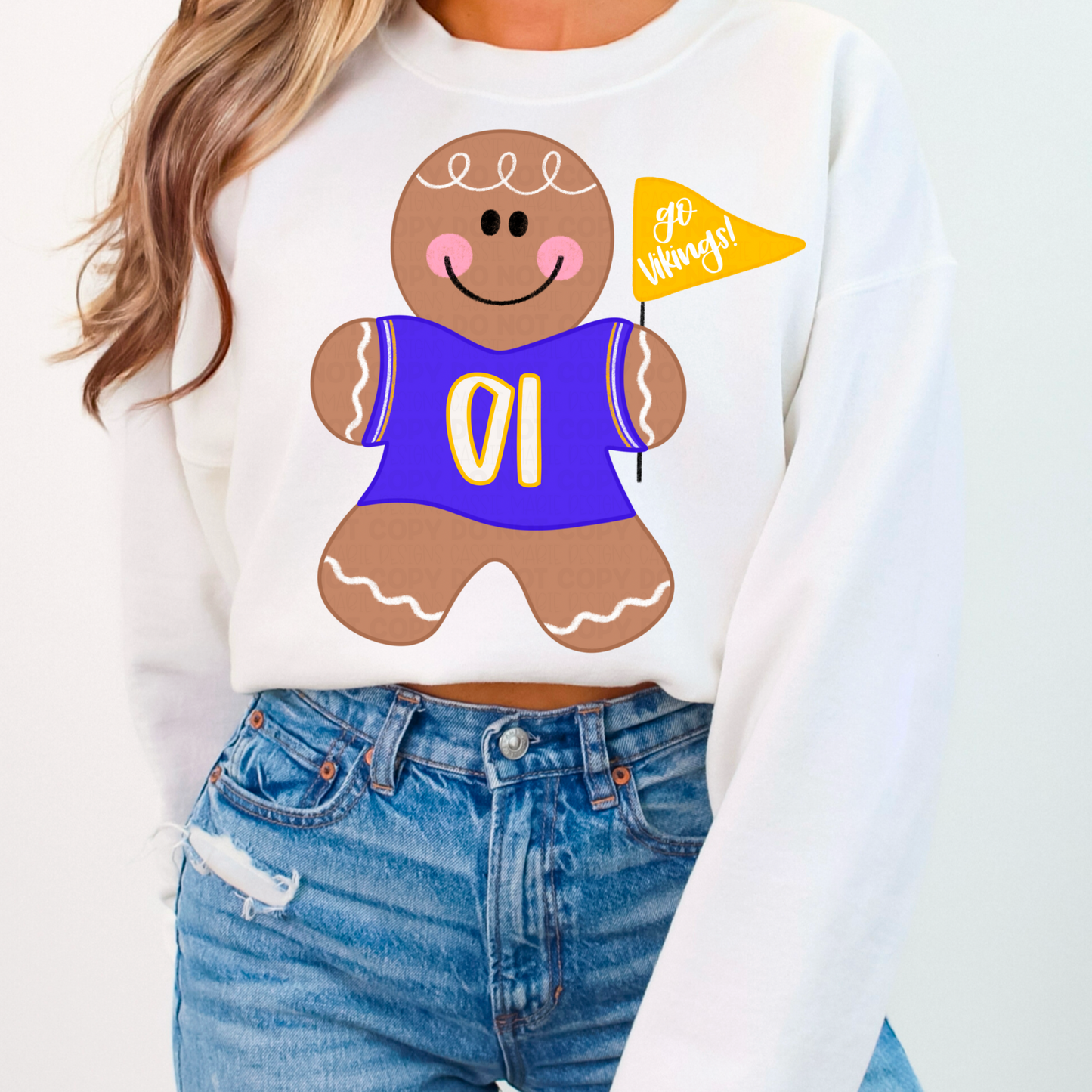 Gingerbread Man Team Spirt PNG