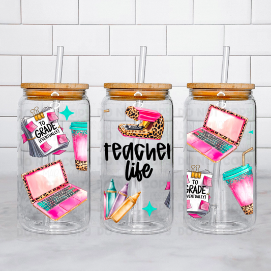Teacher Life Tumbler Wrap