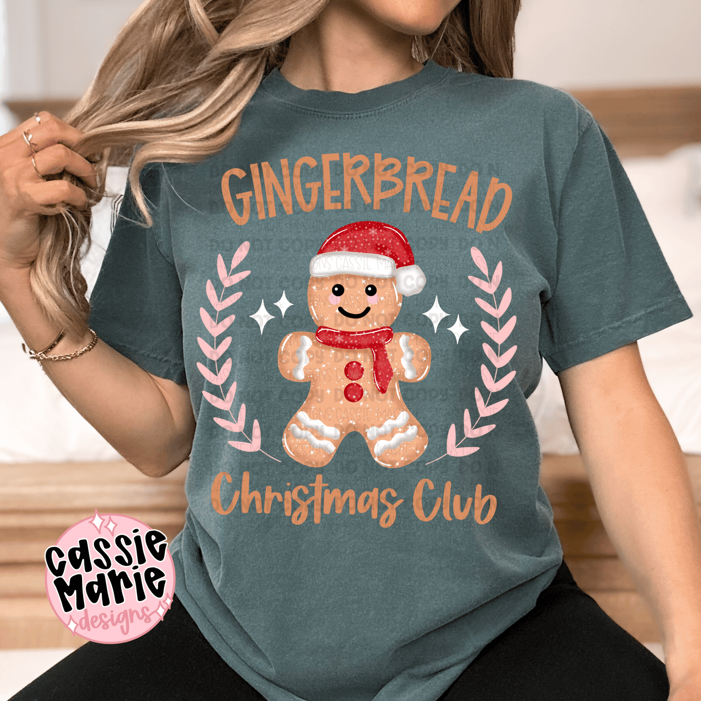 Gingerbread Christmas Club PNG