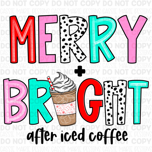 Merry + Bright after Iced Coffee PNG