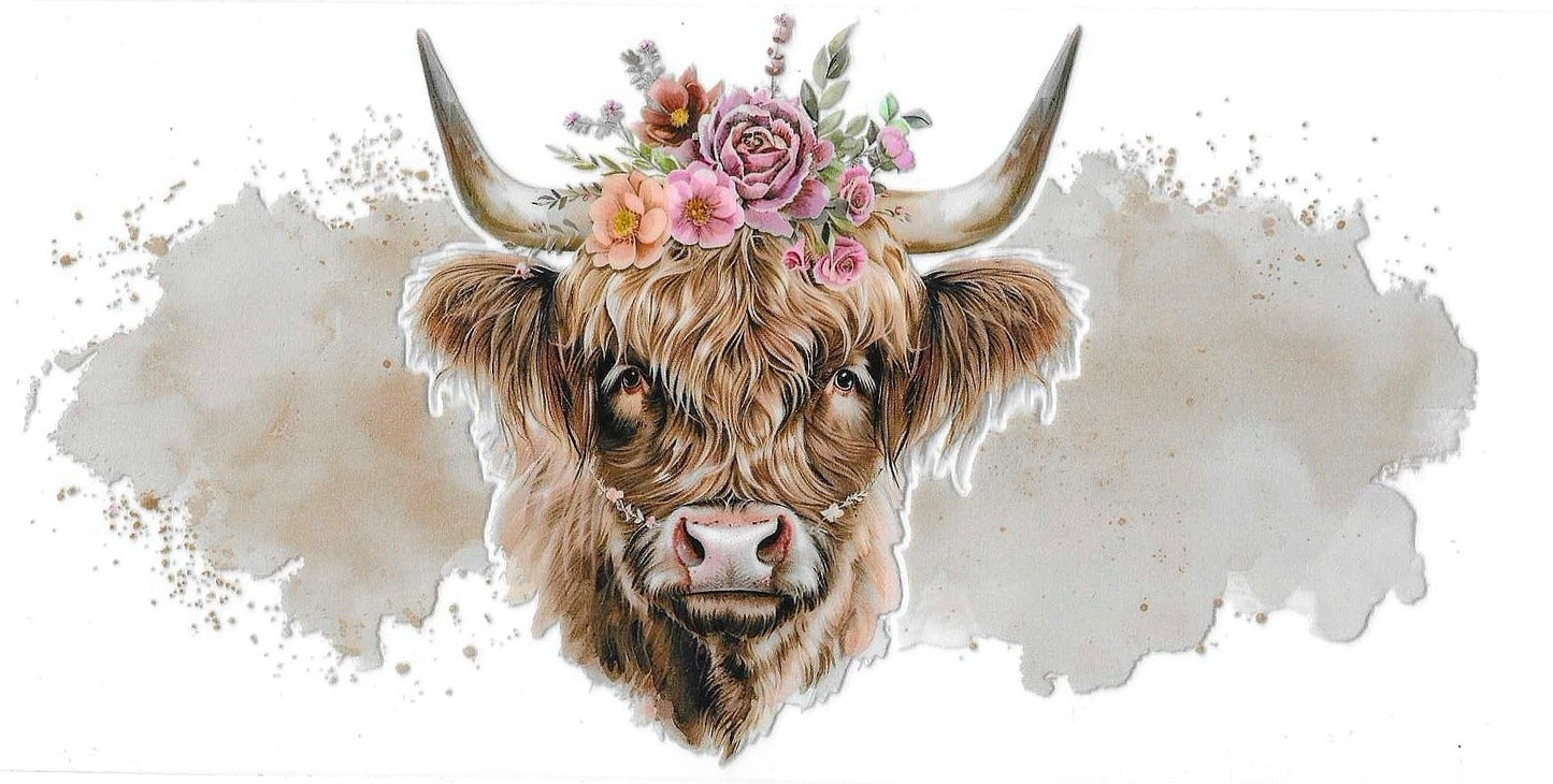 Highland Cow Wrap 886