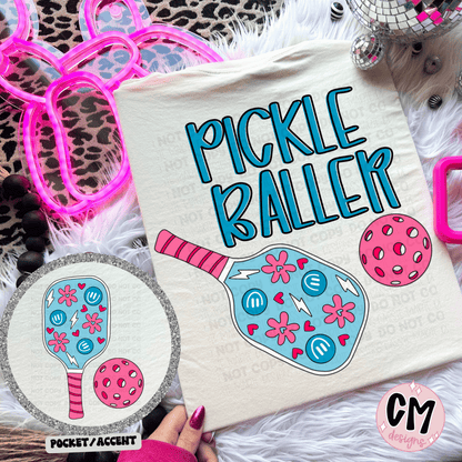 Pickle baller svg png | Pickleball