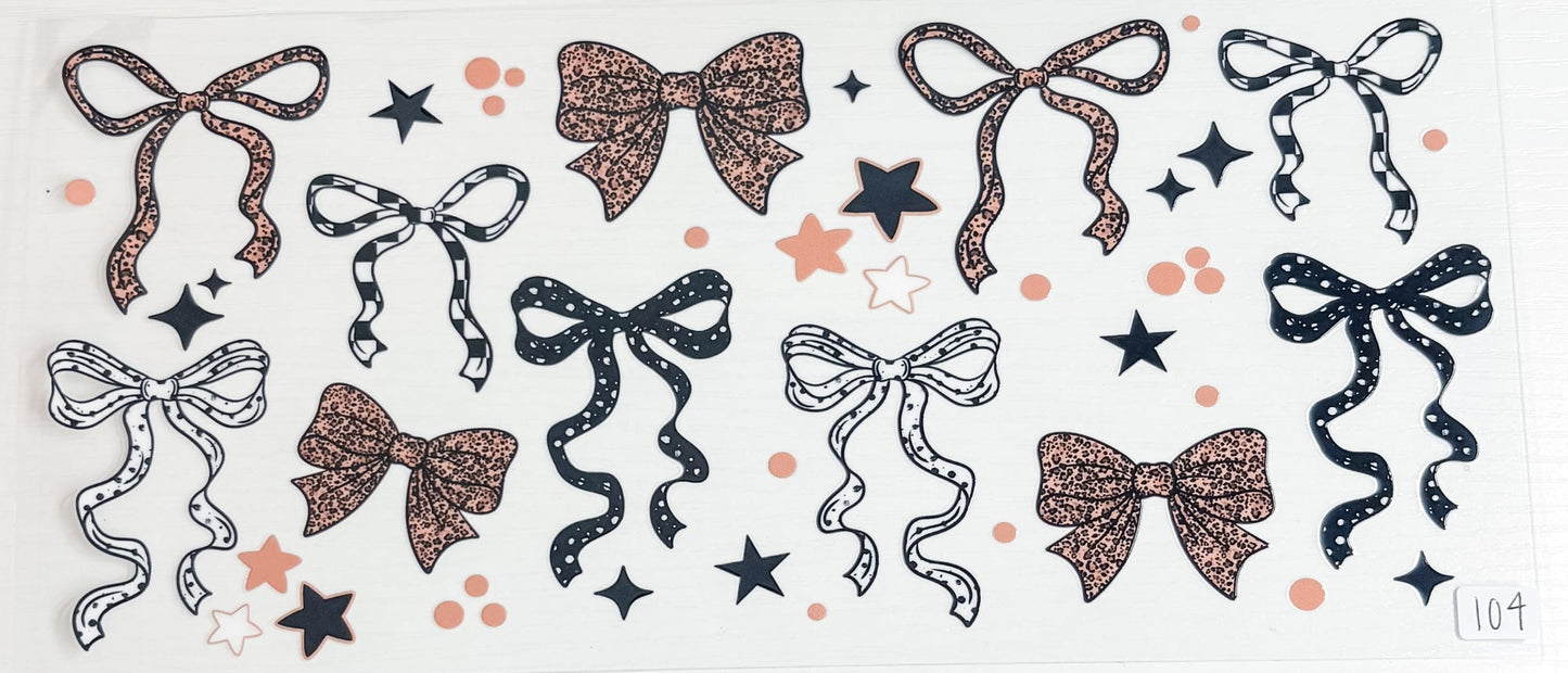 Leopard Bows Wrap 104