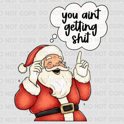 Snarky Santa PNG