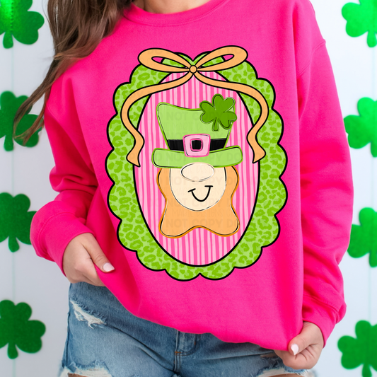 Girl Leprechaun Frame PNG