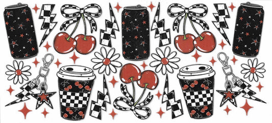 Cherries & Drinks Wrap 2227