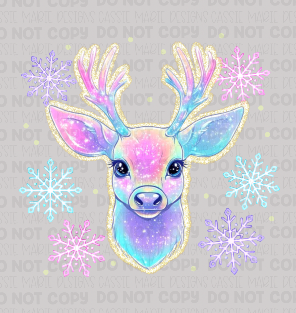 Iridescent Reindeer Png