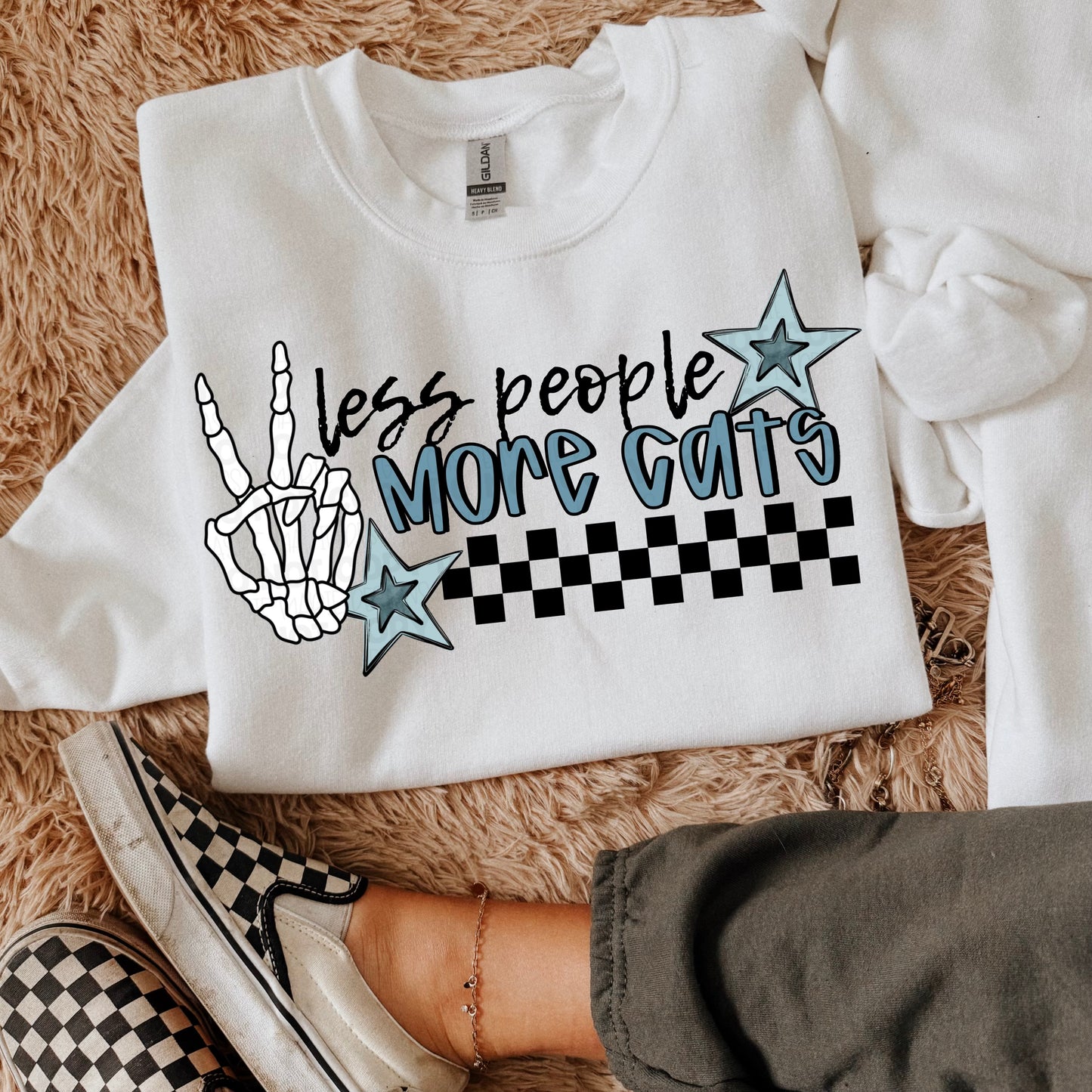 Less People More Cats PNG