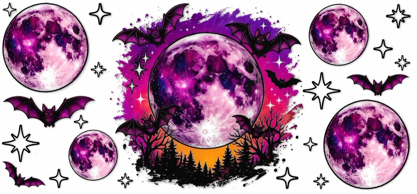Halloween Moon Wrap 2177