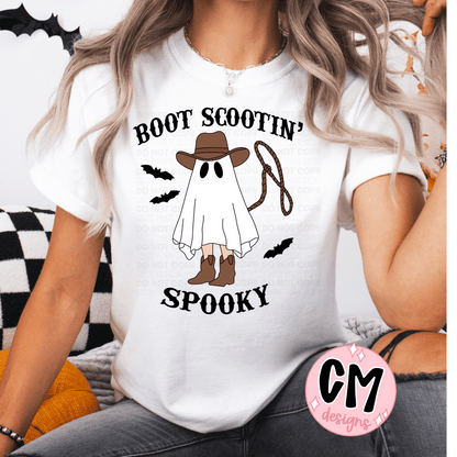 Boot scootin’ spooky svg png