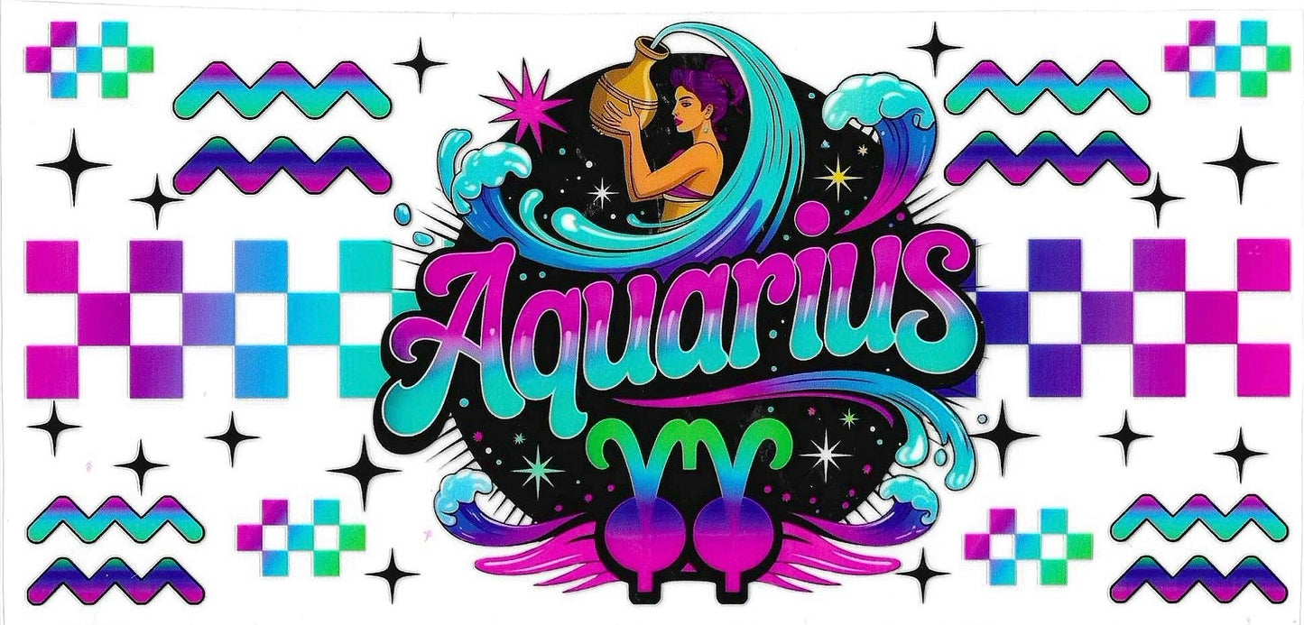 Neon Zodiac Sign Wrap