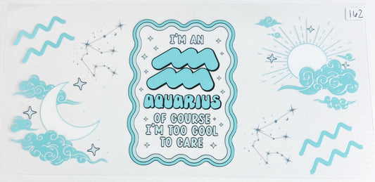 Aquarius Zodiac Wrap 162