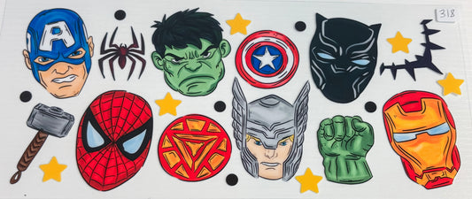 Superheroes Wrap 318