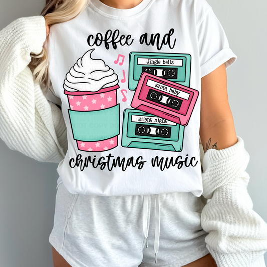 Coffee and Christmas Music PNGs