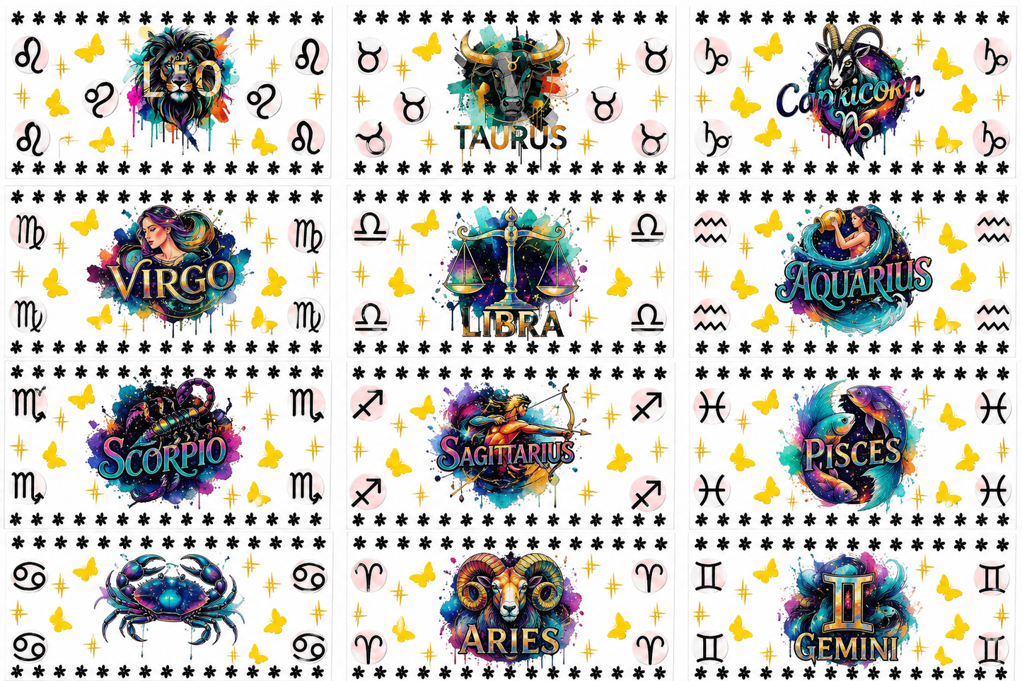 Zodiac Signs Wrap