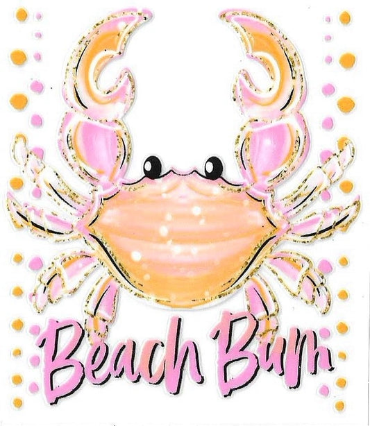 Beach Crab Decal 1752