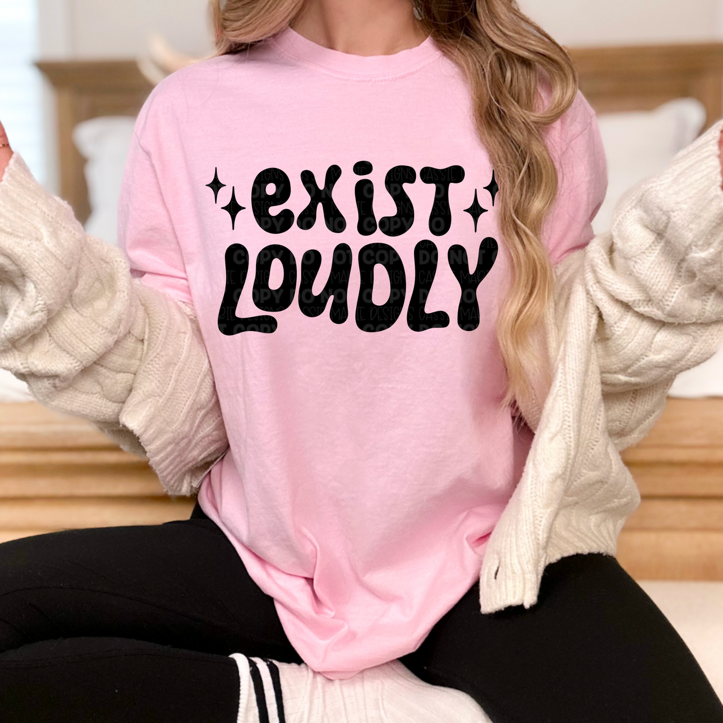 Exist Loudly PNG