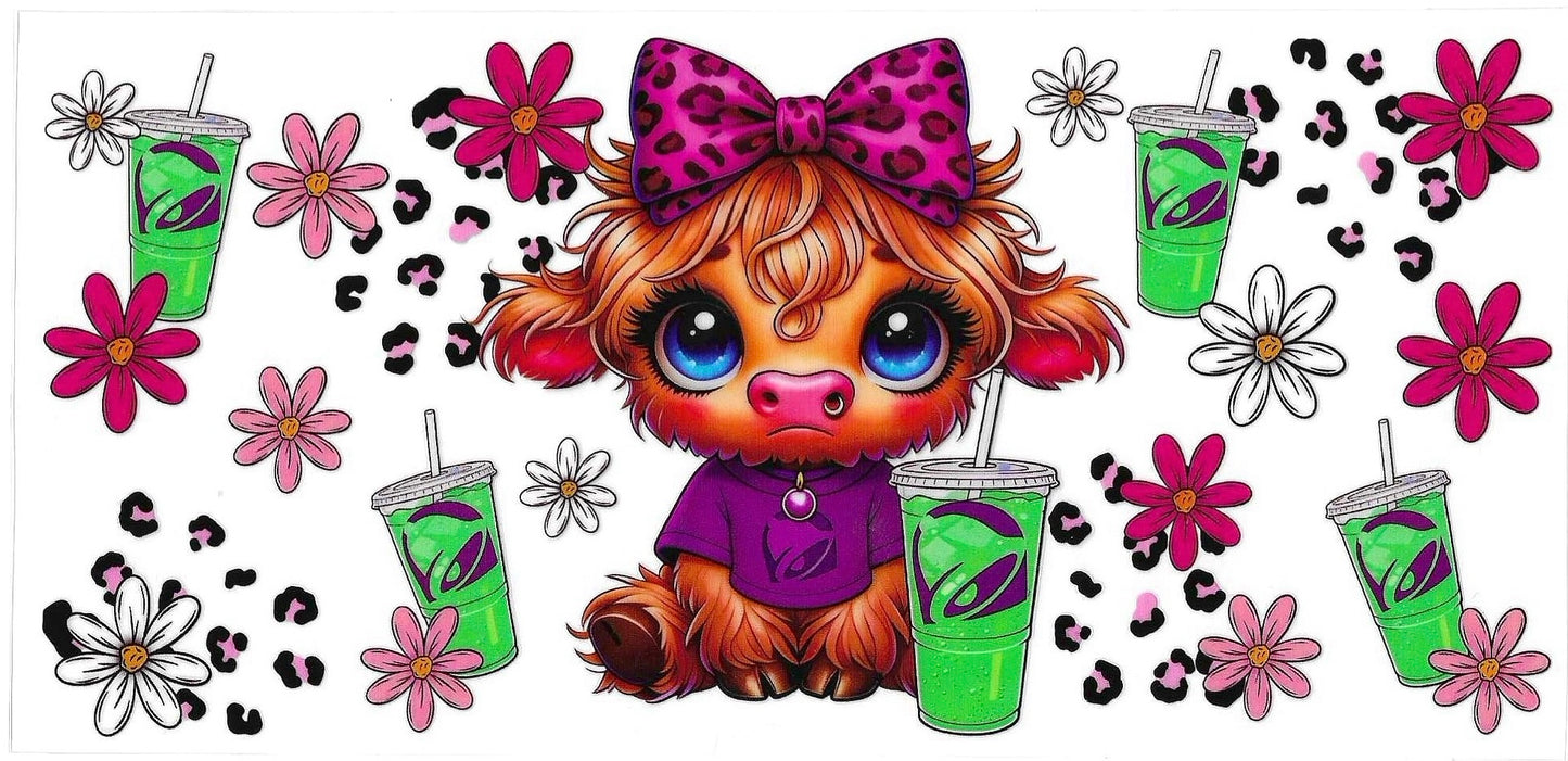 Highland Cow T Bell Wrap 582