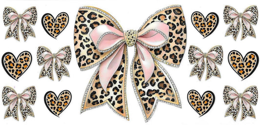 Leopard Bow Wrap 1150
