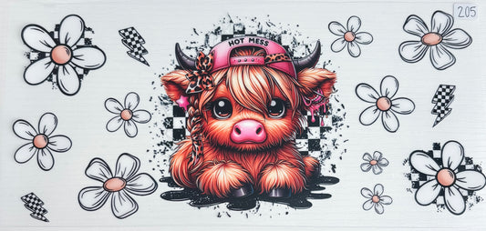 Hot Mess Cow Wrap 205