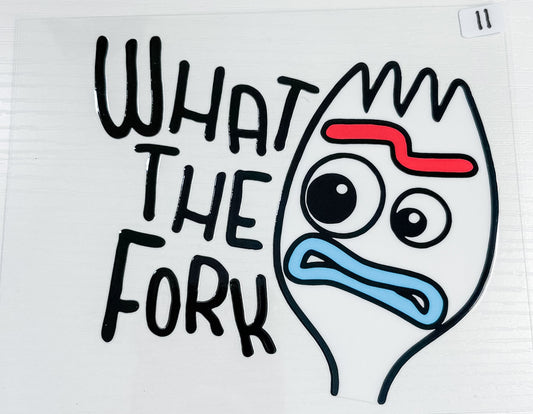 What The Fork Decal 11