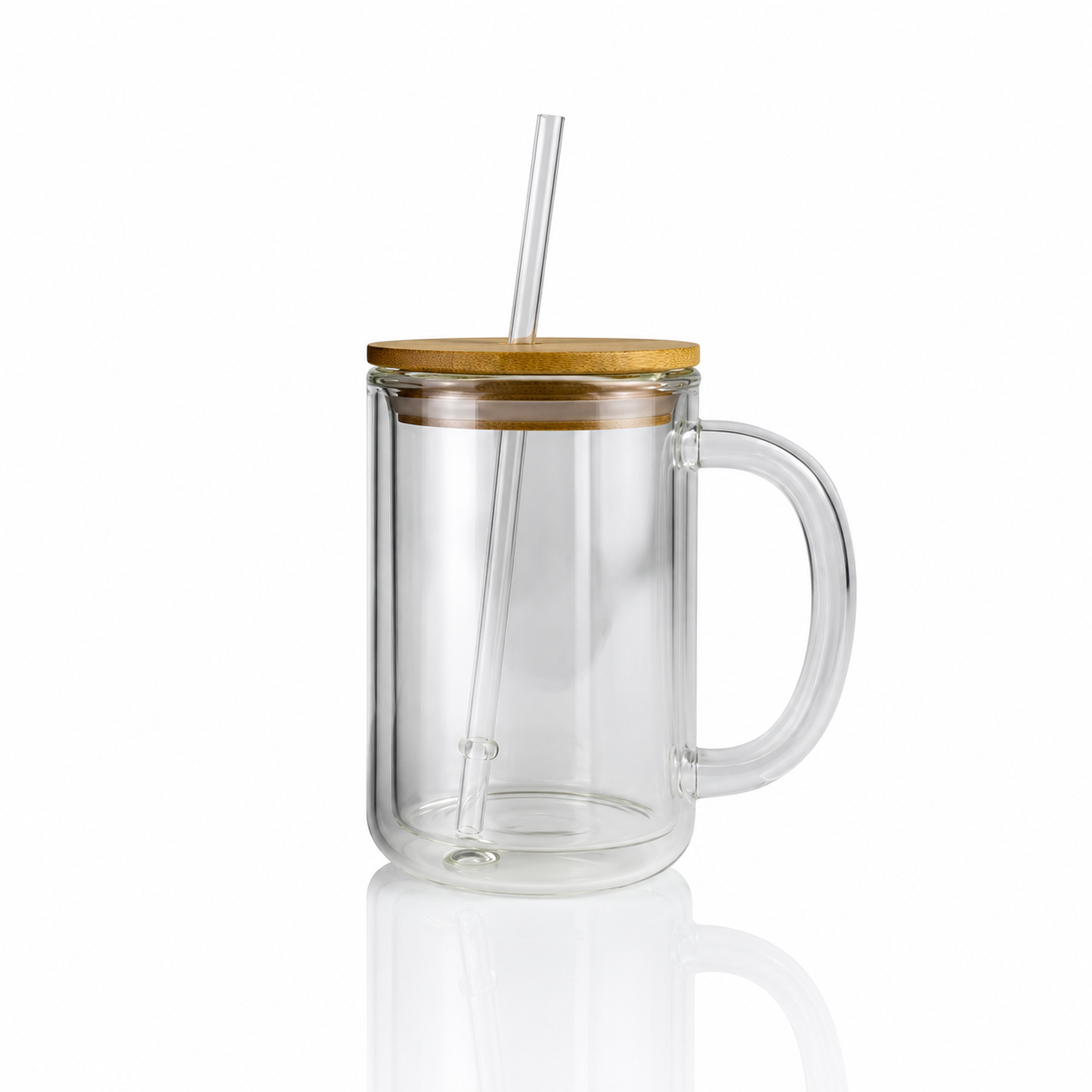 15oz Glass Snowglobe Mug