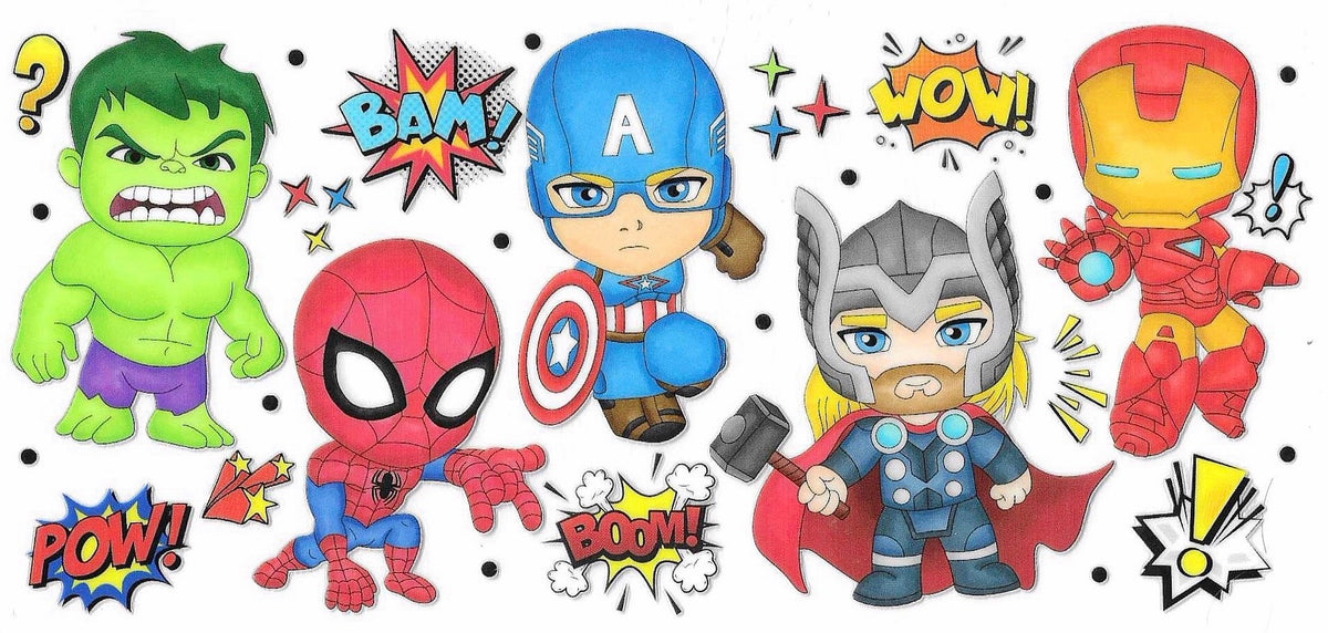 Superheroes Wrap 2235