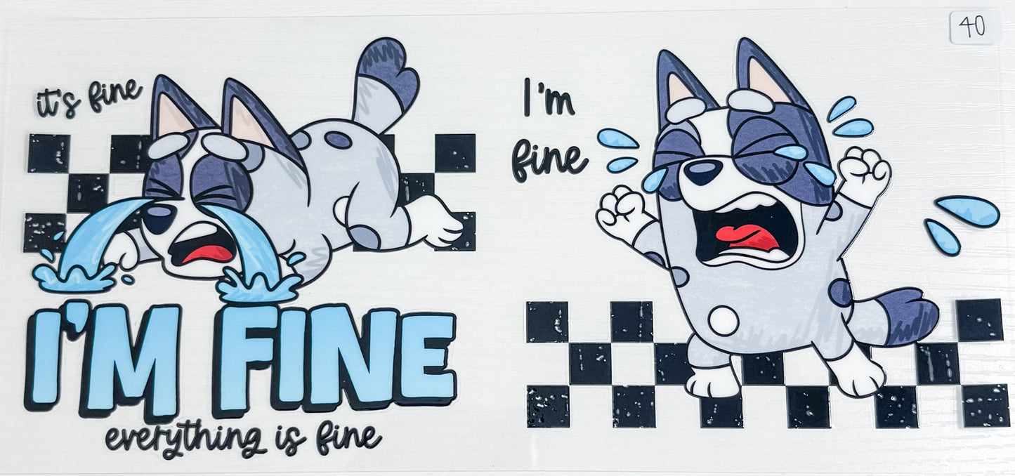 Blue Heeler Dog Wrap 40