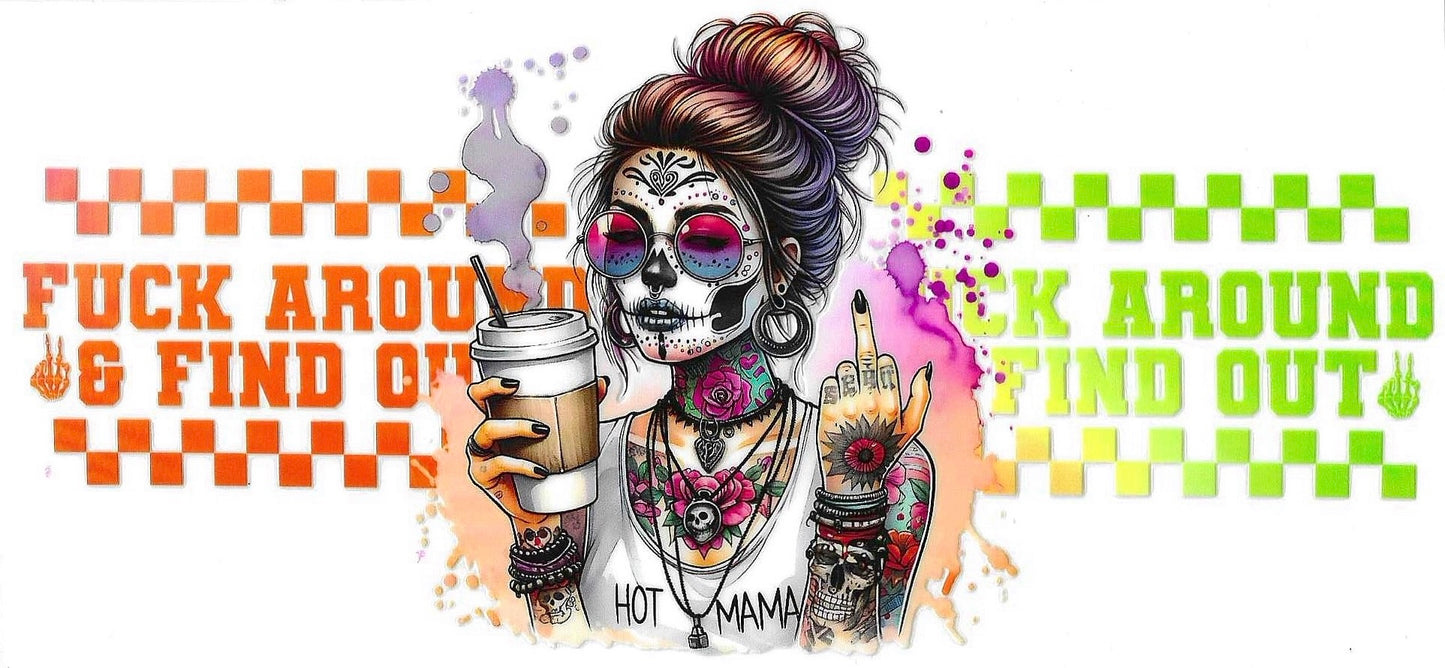 Snarky Tattoo Girl Wrap 1079