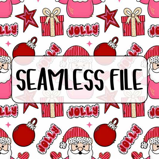 Jolly Santa Seamless