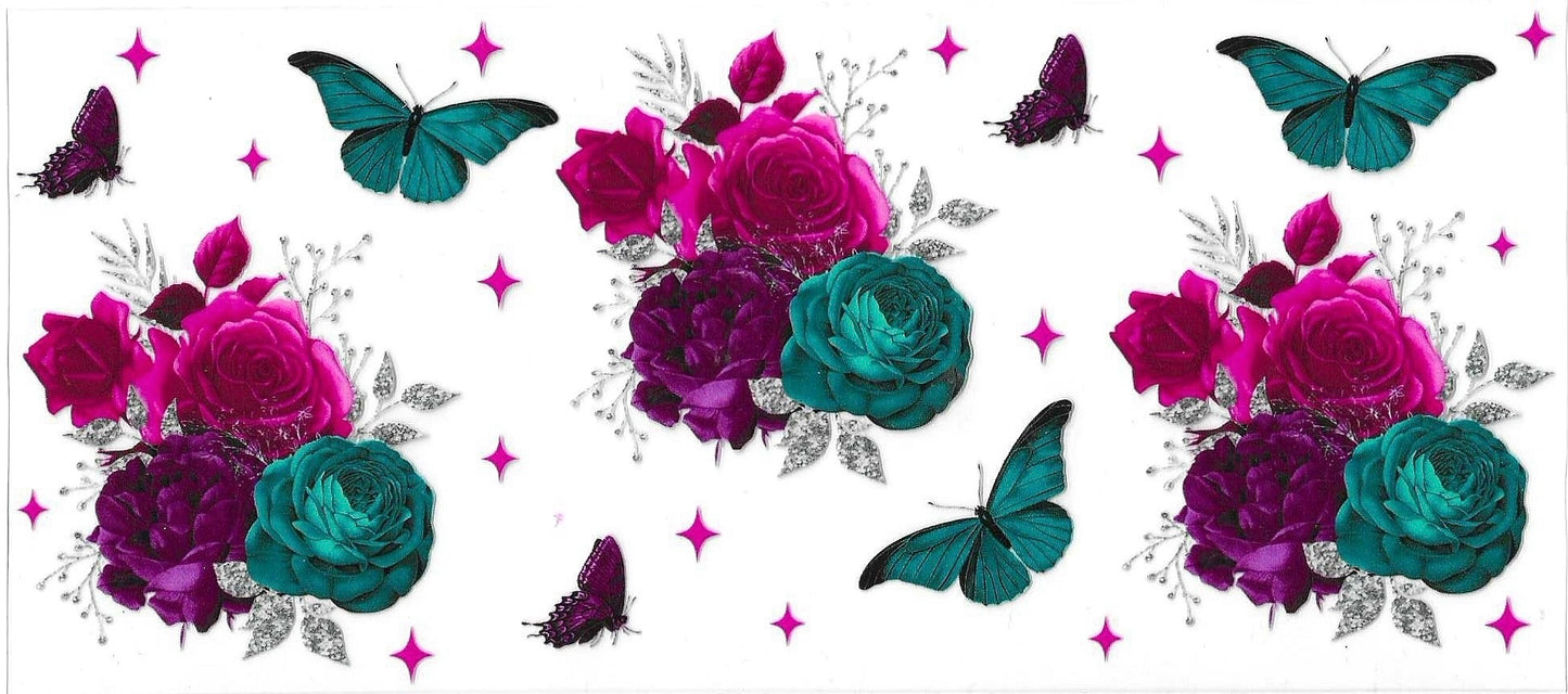 Floral Butterfly Wrap 891