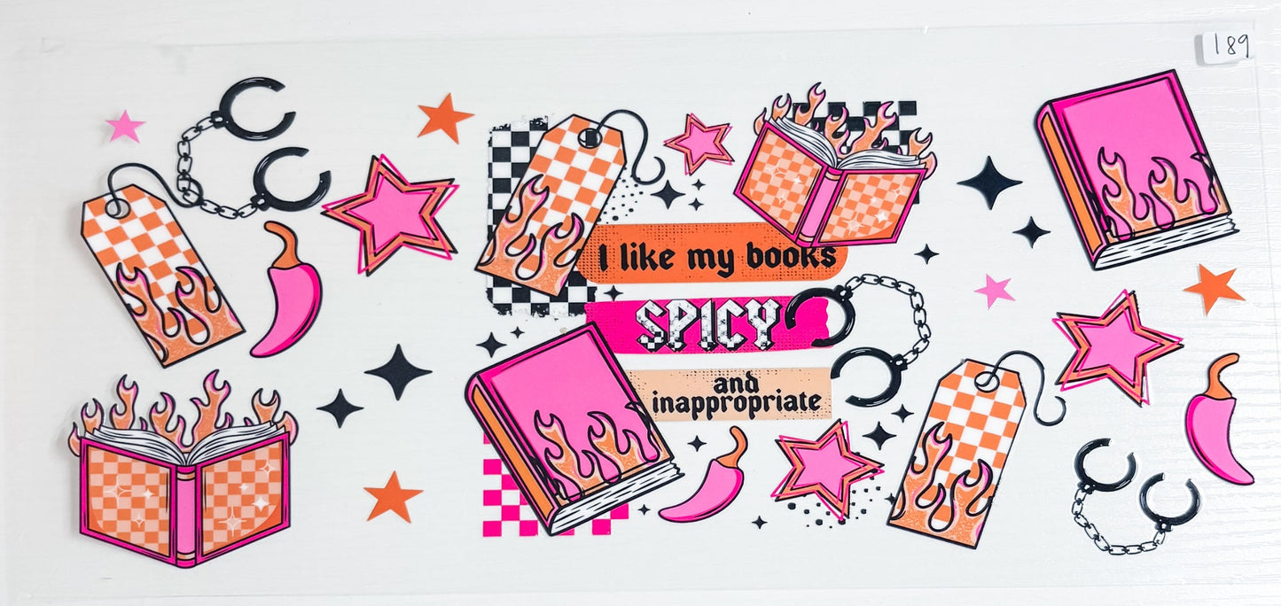Spicy Books 40oz Wrap 189