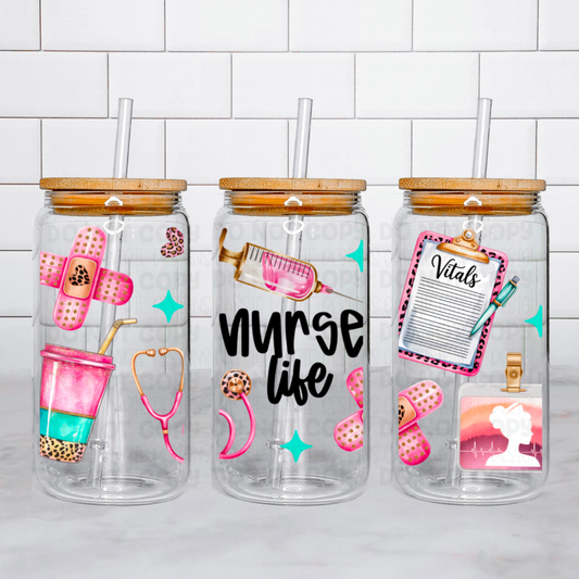 Nurse Life Tumbler Wrap