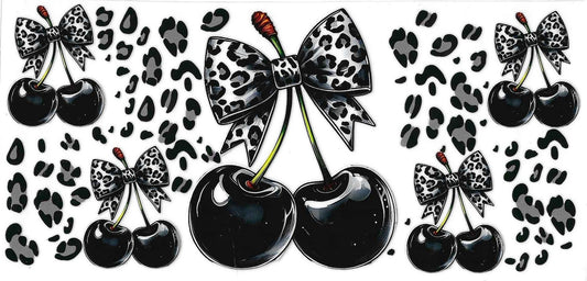 Leopard Cherries Wrap 795