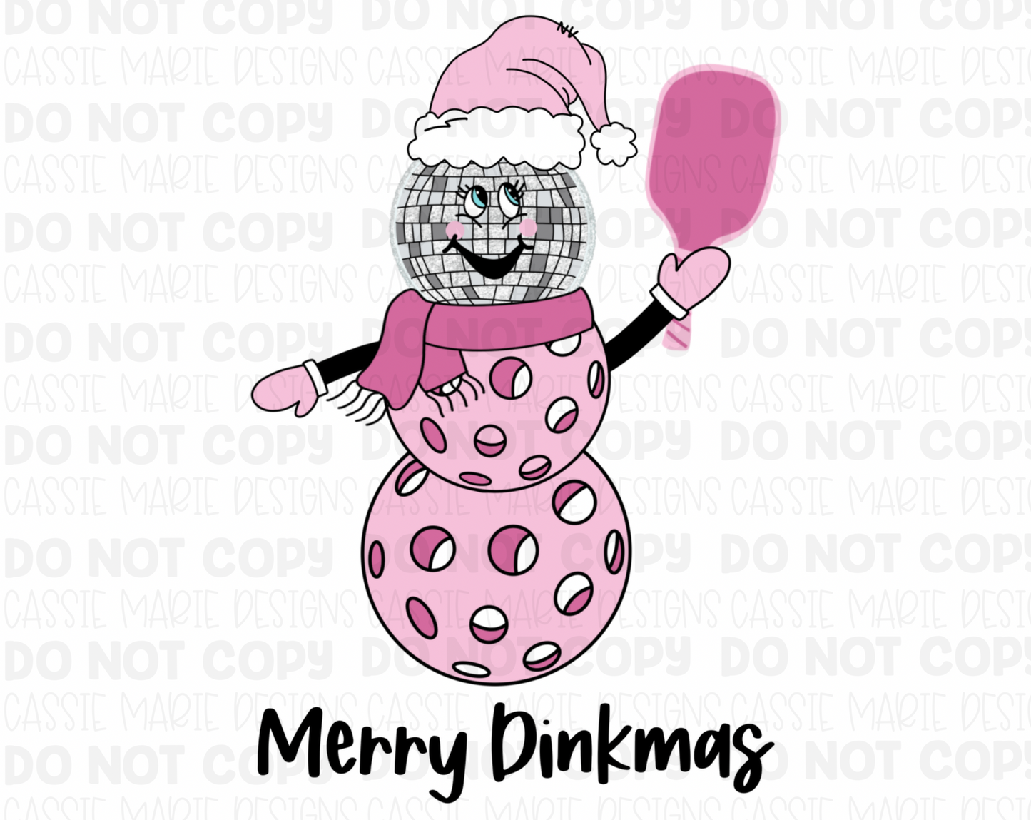 Merry Dinkmas Disco PNG