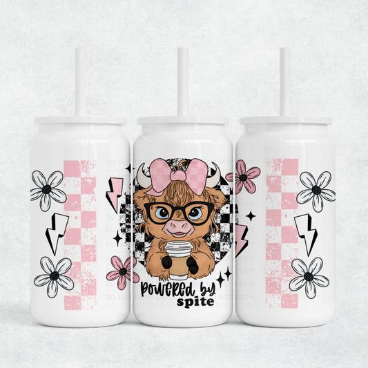 Powered By Spite 16oz Wrap PNG