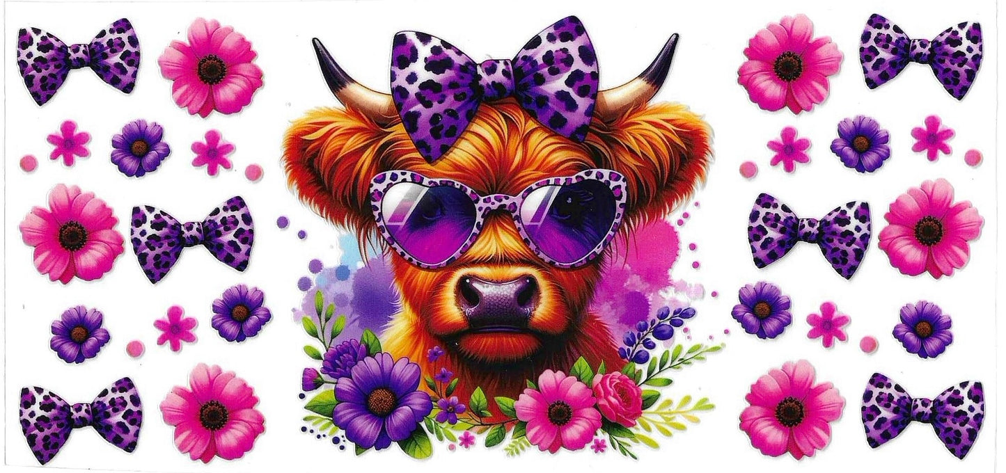 Highland Cow Wrap 573