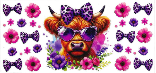 Highland Cow Wrap 573