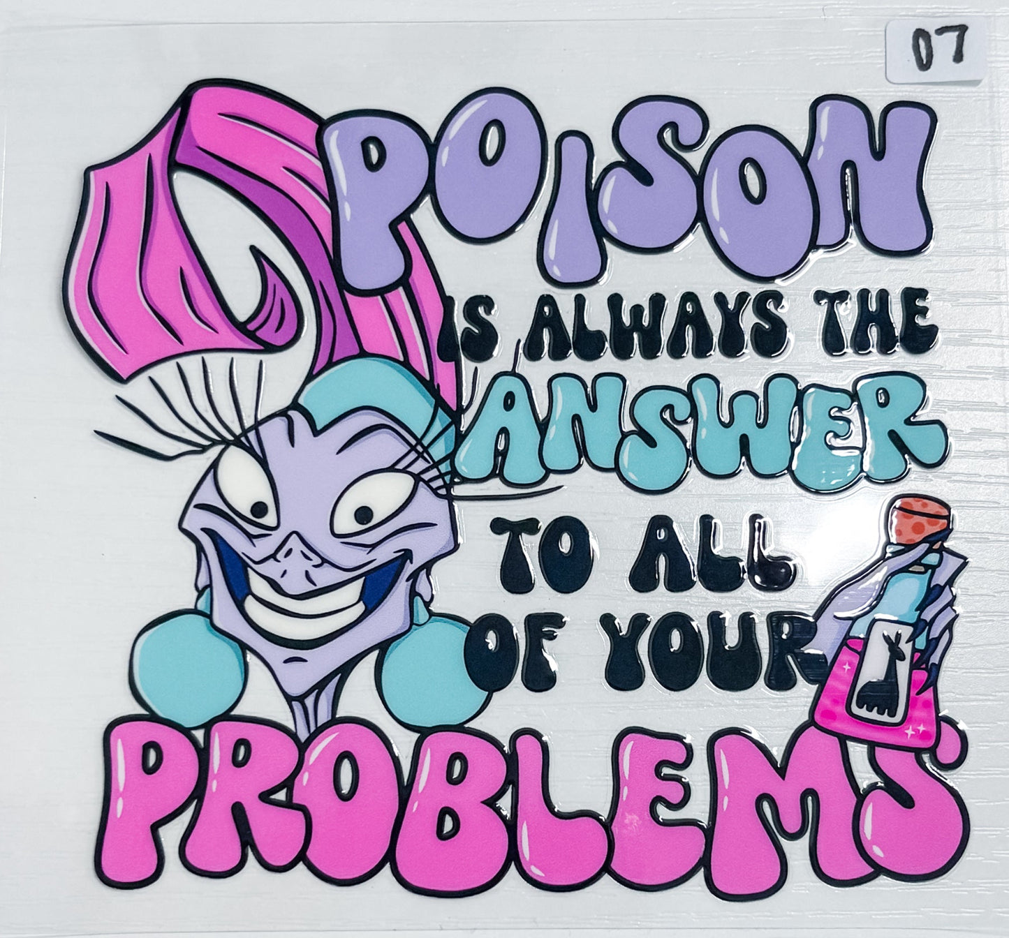 Poison Decal 07