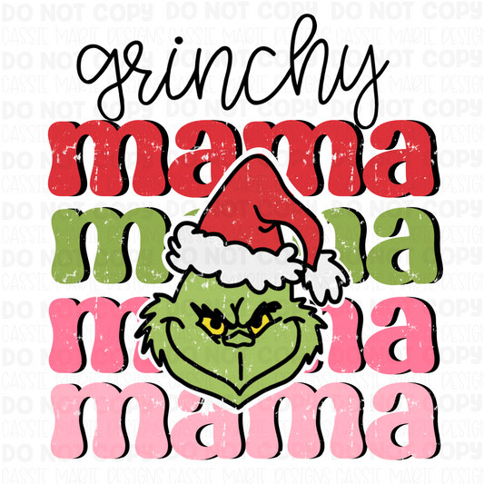 Grinchy mama png