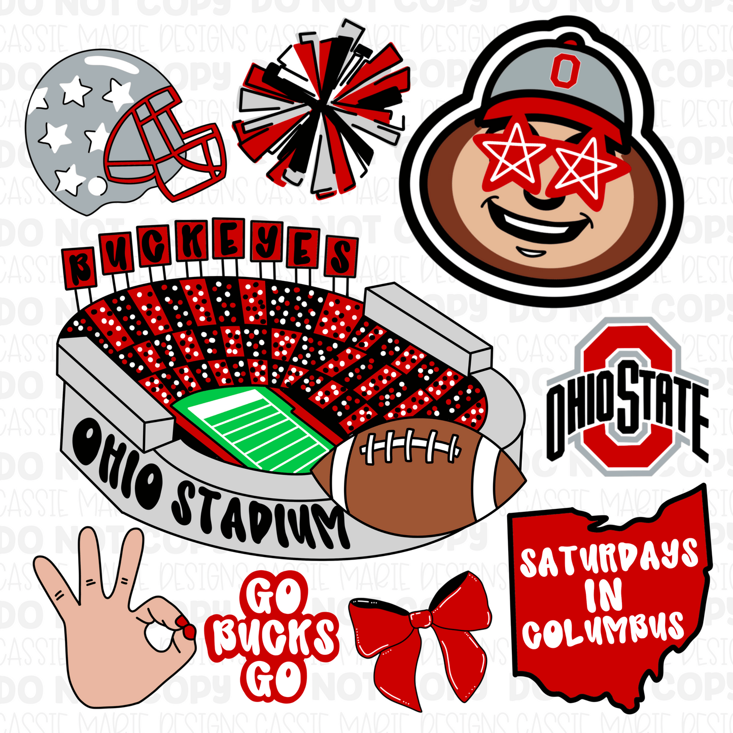 Ohio state game day png