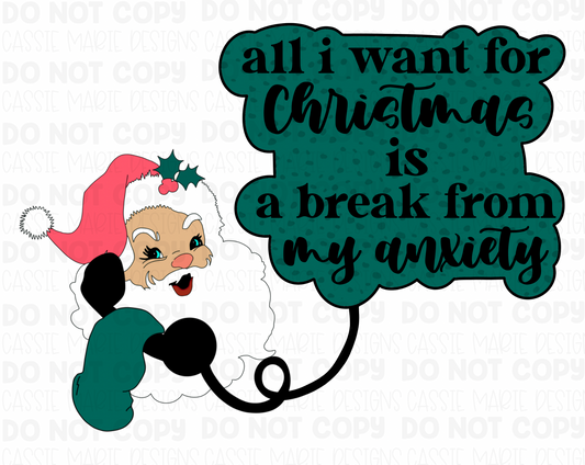 PICK A SAYING - All I want for christmas is…