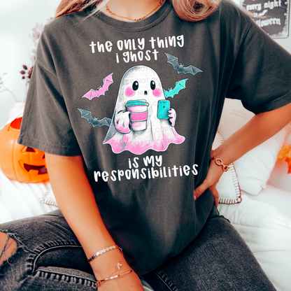 The Only Thing I Ghost Is My Responsibilities PNGs