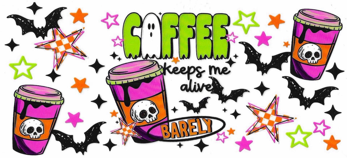 Halloween Coffee Wrap 2387