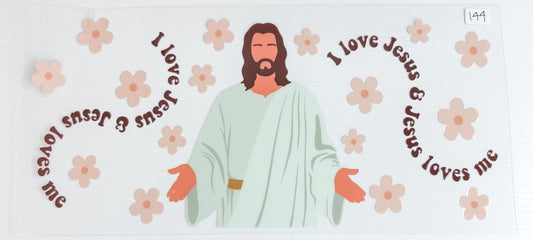 I Love Jesus Wrap 144