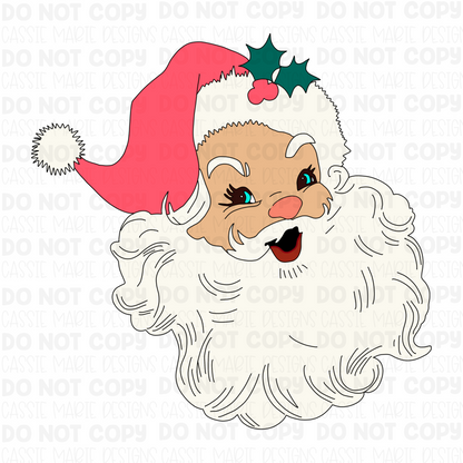 Retro santa png