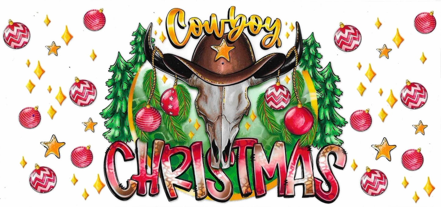 Cowboy Christmas Wrap 1920