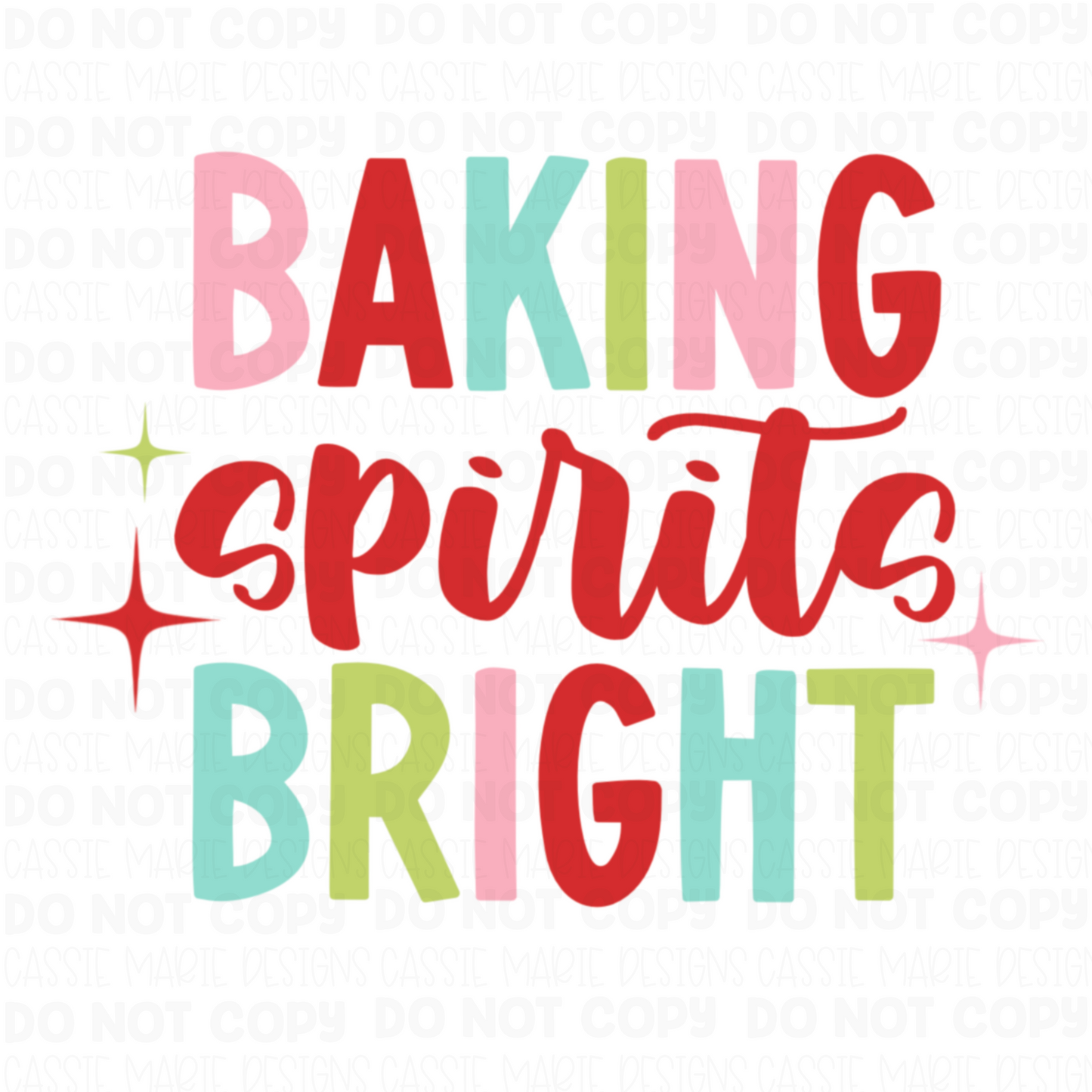 Baking spirits bright svg png